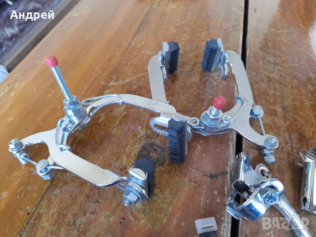 Стар комплект спирачки за велосипед,колело, снимка 8 - Други ценни предмети - 50910483