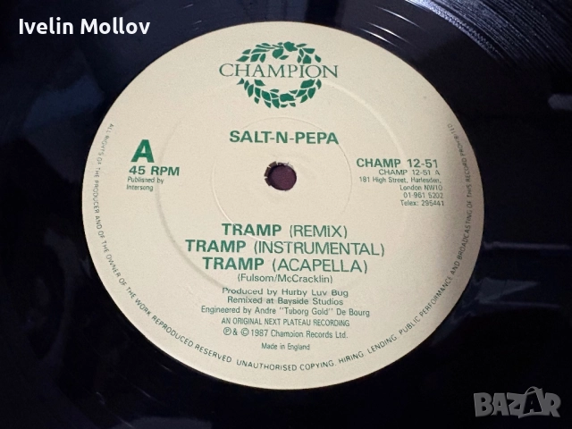 Salt’n’Pepa - Tramp/Push It 12” Maxi single, снимка 3 - Грамофонни плочи - 52065221