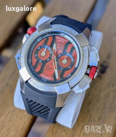 Mъжки часовник Jacob & Co. Epic X Chrono с кварцов механизъм, снимка 2 - Мъжки - 51799346