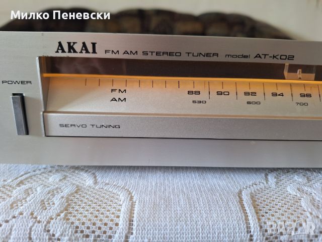 AKAI AT- K 02 VINTAGE  HIFI STEREO TUNER MADE IN JAPAN , снимка 4 - Ресийвъри, усилватели, смесителни пултове - 46142351