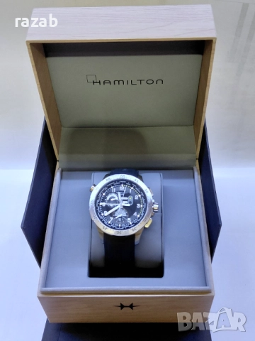 Hamilton Aviation Worldtimer Chrono H767140, снимка 2 - Мъжки - 52405665