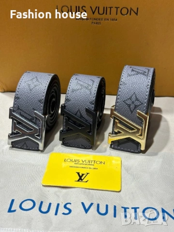 Louis Vuitton коан естествена кожа с кутия, снимка 2 - Колани - 53291168