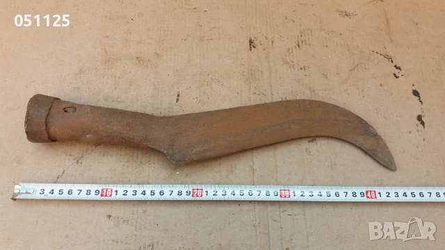 отличен кован възрожденски косер, секира сатър , снимка 6 - Антикварни и старинни предмети - 50588750