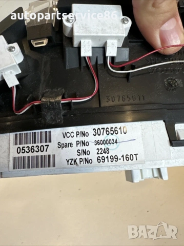 Скоростомер / инструментална табла за Volvo XC90 2.4D 185HP D5 (2007) 30765610, снимка 3 - Части - 54156807