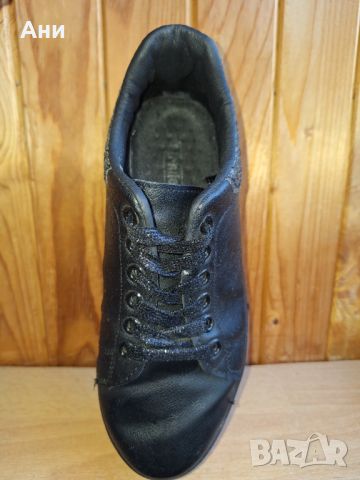 Tendenz черни сникърси с блестящи връзки , снимка 3 - Дамски ежедневни обувки - 46413222