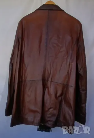Мъжка кожена шуба от естествена кожа., снимка 4 - Якета - 50352977