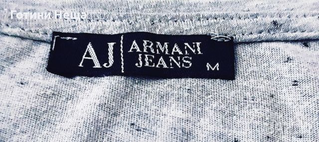 ✔🥰 ОРИГИНАЛ❗Мъжка тениска Armani AJ❗✅, снимка 3 - Тениски - 45506743