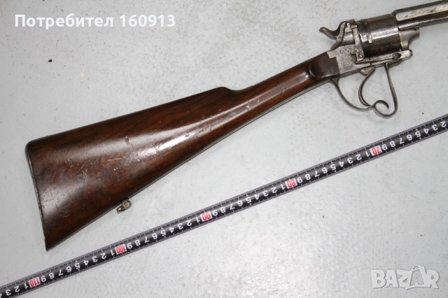 Револверна пушка , комплект с щик. Пушка , Револвер ., снимка 2 - Антикварни и старинни предмети - 52548123