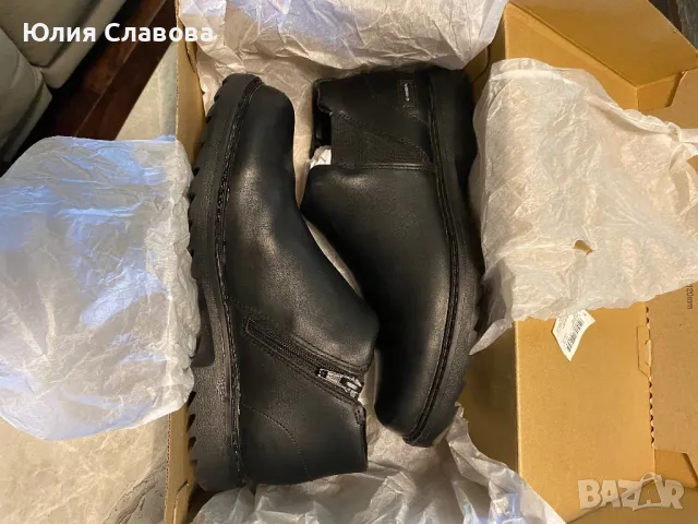 Боти естествена кожа Clarks, снимка 9 - Детски боти и ботуши - 46874944