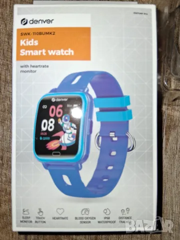 Детски смарт часовник SWK-110BUMK2 BLUE, снимка 4 - Други - 49853520