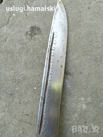 Стар нож ръчна изработка, снимка 5 - Антикварни и старинни предмети - 54173688