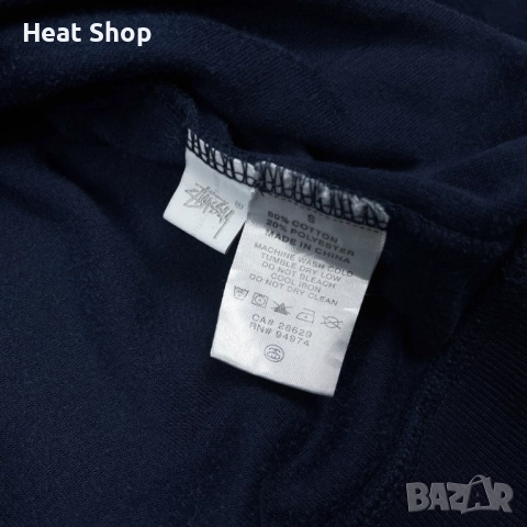 Мъжко яке Rare* Stussy Velvet 1/4 Zip Up Jacket , снимка 4 - Якета - 52633651