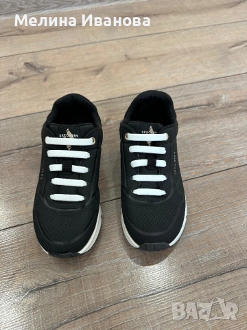 Детски маратонки Skechers в черен цвят