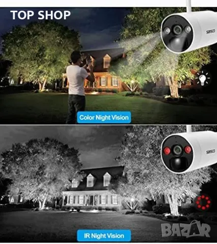 Нова Безжична система охранителни камери слънчеви батерии Рекордер, снимка 5 - Аналогови камери - 49945187