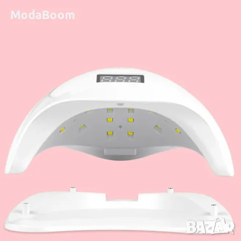 Елегантна и компактна UV LED лампа за нокти SUN5 с висока мощност-48W, снимка 13 - Продукти за маникюр - 48504525