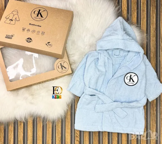 бебешки халати в кутия calvin klein burberry tommy hilfiger louis vuitton , снимка 3 - Други - 50422967