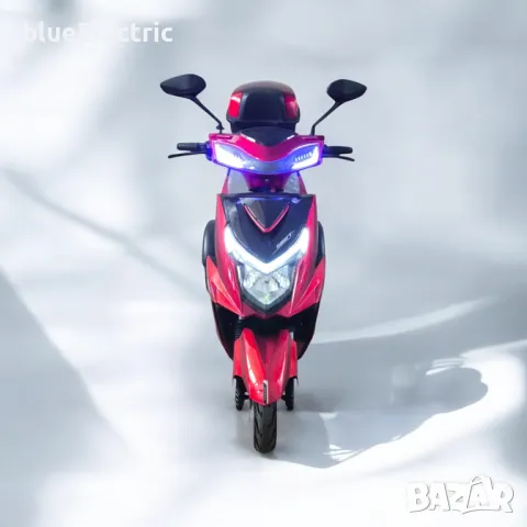 Електрически скутер-триколка blueElectric Sport 2000W | 60V | 24AH | RED, снимка 8 - Мотоциклети и мототехника - 49745592