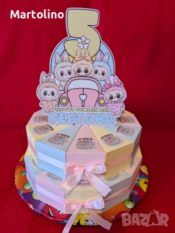 Картонена торта Baby Shark, снимка 10 - Други - 53049198