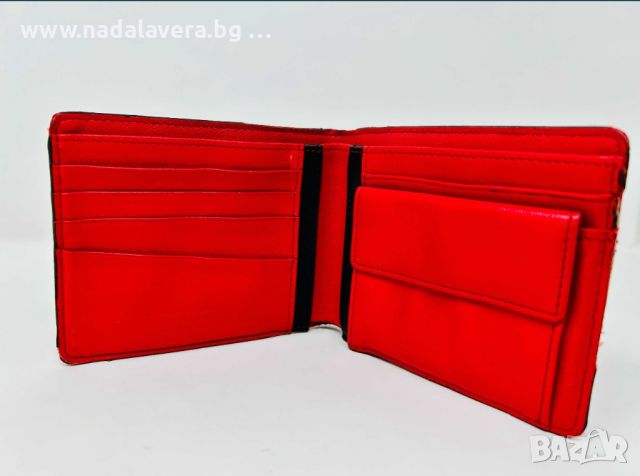 Портмоне, Портфейл Ferrari и Fine Leather, снимка 5 - Портфейли, портмонета - 46641565