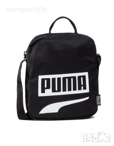 Чанта PUMA Plus Portable II Logo Bag Black, снимка 1 - Чанти - 45980550