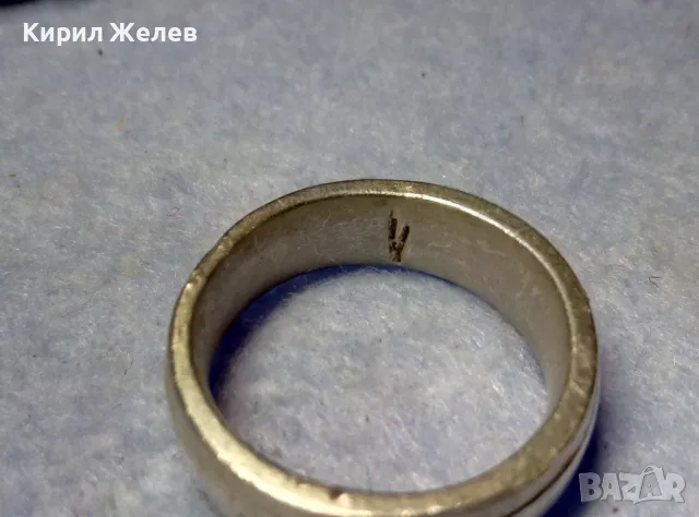 СТИЛНА МАСИВНА СРЕБЪРНА ХАЛКА ПРЪСТЕН МАРКОВО СРЕБРО 925 ПРОБА 48622, снимка 11 - Пръстени - 50354710