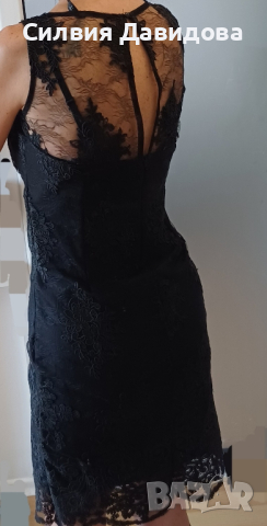Черна официална рокля, снимка 2 - Рокли - 44965217
