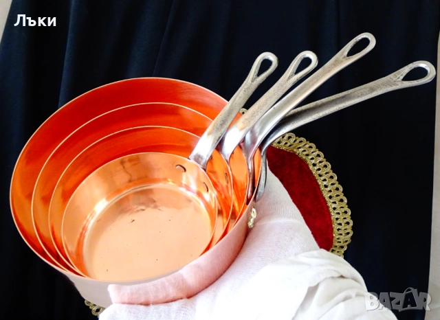 Медна тенджера 450 мл.,чиста червена мед. , снимка 9 - Антикварни и старинни предмети - 52566909