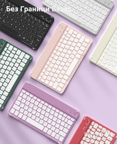 Нов кейс Калъф с клавиатура за iPad Air 11 M3/M2/5/4, 7-цвят подсветка, снимка 6 - Клавиатури и мишки - 50636637