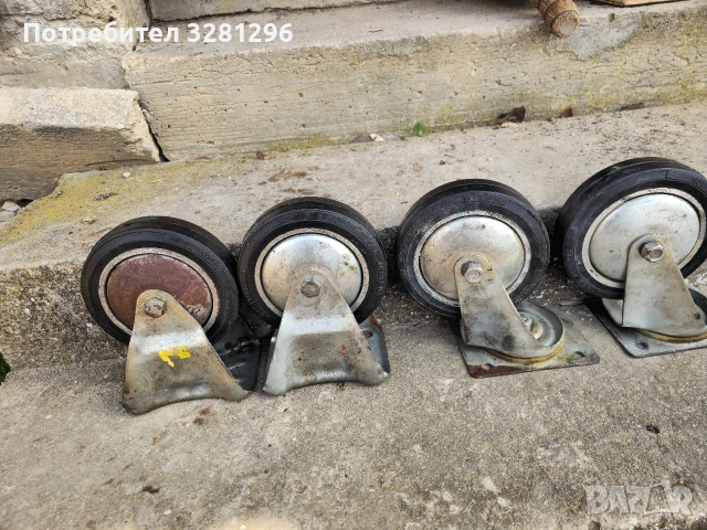 Продавам индустриални колела за количка