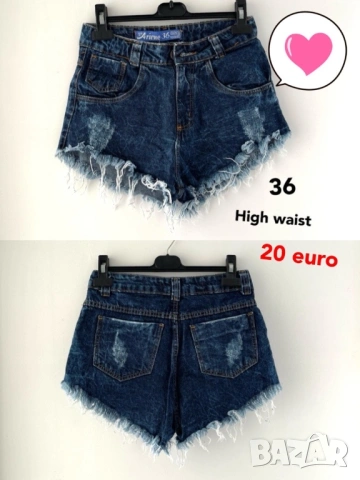 къси дънки jeans mom пола S 34/36