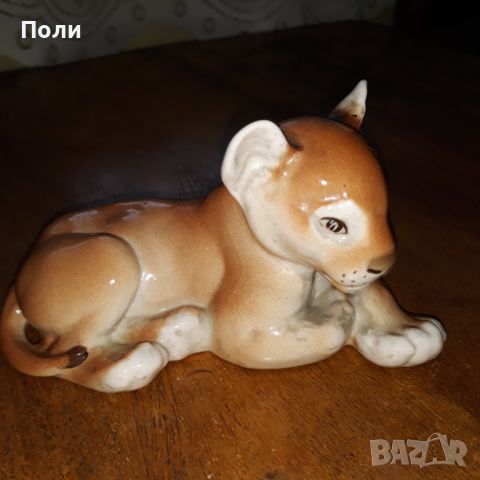 Красива порцеланова фигурка " тигърче", снимка 6 - Статуетки - 45605775