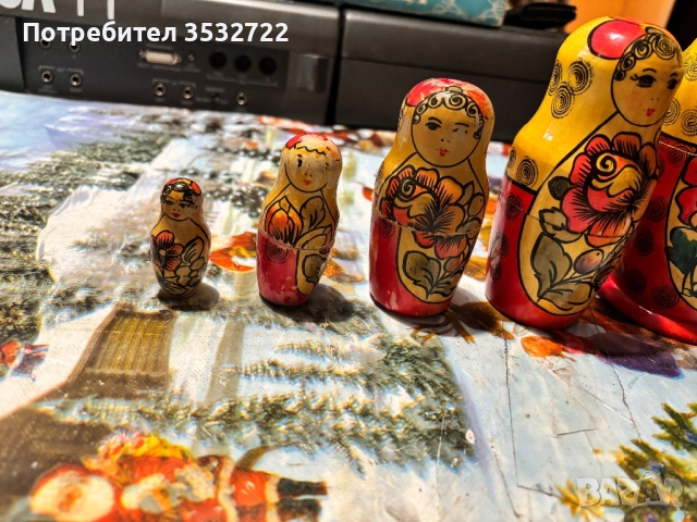 Стара руска матрьошка, снимка 3 - Колекции - 51551199
