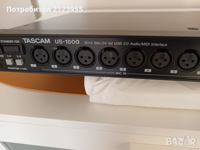TASCAM-USB AUDIO INTERFACE, снимка 6 - Други - 45675690