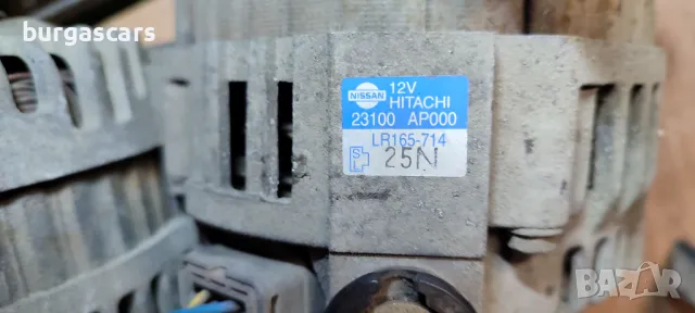 Динамо алтернатор 23100 AP000 Nissan Micra 1.0-60к.с. K11 - 120лв, снимка 4 - Части - 49822497