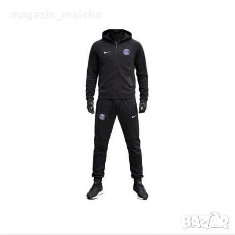МЪЖКИ ФУТБОЛЕН АНЦУГ - NIKE Tech Fleece FC PSG: размери: S, M, L и XL