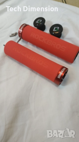 Ръкохватки грипове Rockbros Lock-on антивибрационни, снимка 4 - Аксесоари за велосипеди - 52850617