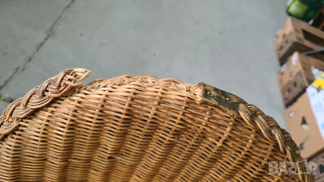 ратанов стол внос от Европа, снимка 7 - Столове - 50700032