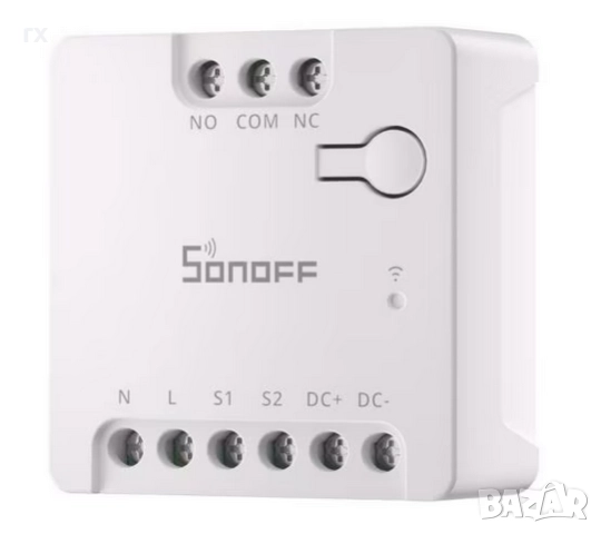 Смарт реле Sonoff MINI-D, Wifi, 2A, 1 канал, AC-DC сух контакт , снимка 3 - Друга електроника - 52461495