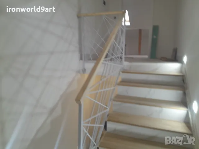 Парапети за стълбища и тераси от ковано желязо