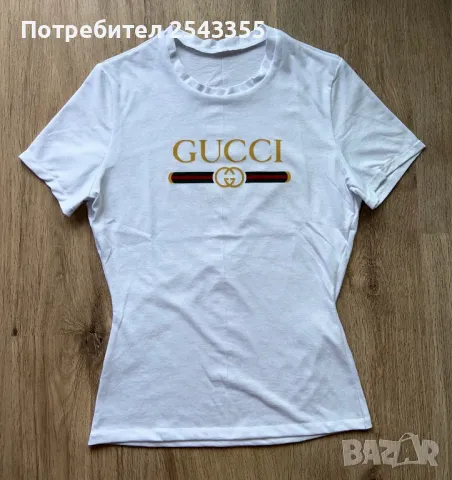 Дамска тениска Gucci / Karl Lagerfeld, снимка 2 - Тениски - 47096595