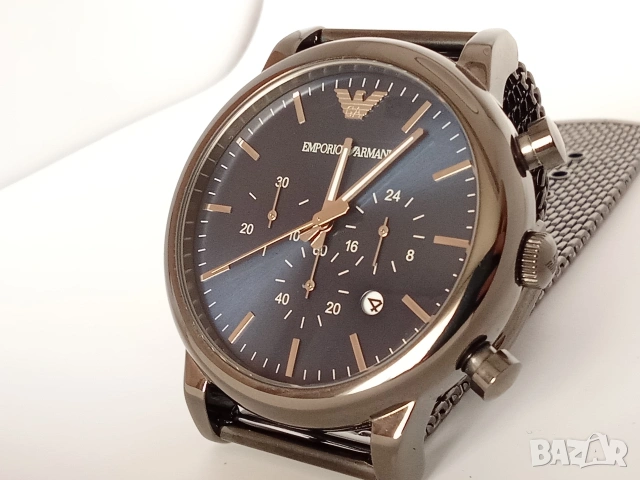 Emporio Armani Luigi Classic Chronograph AR-1979 Луксозен мъжки стоманен часовник