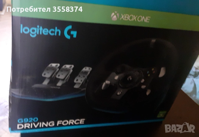 Волан с педали и скоростен лост Logitech, снимка 3 - Аксесоари - 53654942