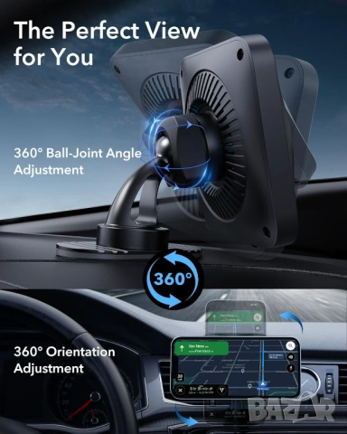 Зарядно за кола ESR MagSafe с CryoBoost охлаждане на телефона , снимка 8 - Друга електроника - 53421040