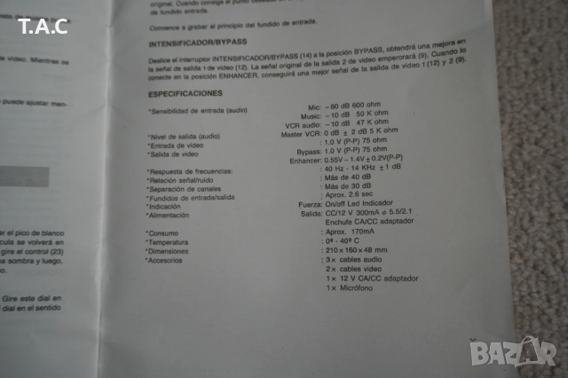 Audio - Video Editor   Vanguard - VA 404, снимка 8 - Ресийвъри, усилватели, смесителни пултове - 53106038