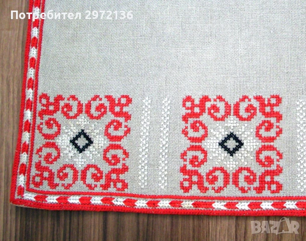 Тишлайфер българска шевица ръчна бродерия везба, снимка 3 - Покривки за маси - 53094734