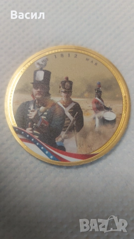 ВЪЗПОМЕНАТЕЛНИ МОНЕТИ,МЕДАЛ,ПЛАКЕТ 1 ДОЛАР, снимка 4 - Нумизматика и бонистика - 52333660