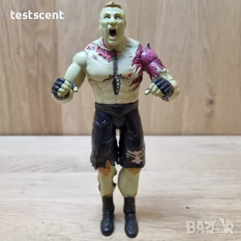 Екшън фигура WWE Brock Lesnar Zombie Monster Series Collection Брок Леснар играчка WWE чудовища, снимка 8 - Други - 48202684