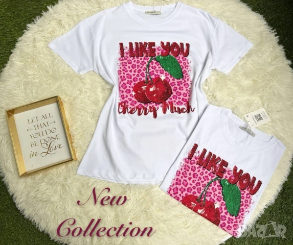 памучни дамски тениски , снимка 17 - Тениски - 50626751