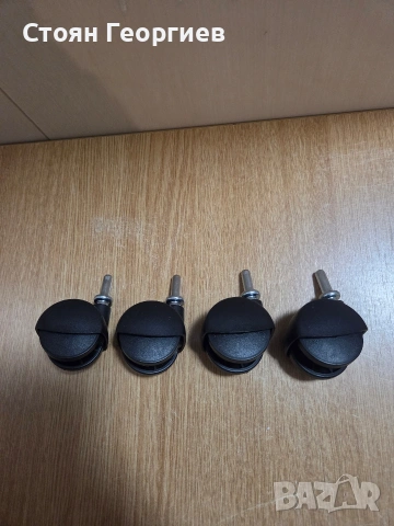 4 броя колела за офис стол 6см