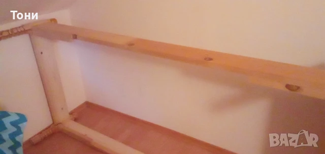 Дървено легло 100лв, снимка 3 - Спални и легла - 50441925